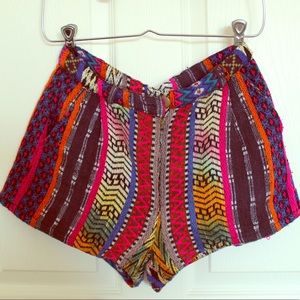 Colorful Tribal Print Shorts!